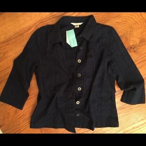 Christopher & Banks Jacket,  Blue